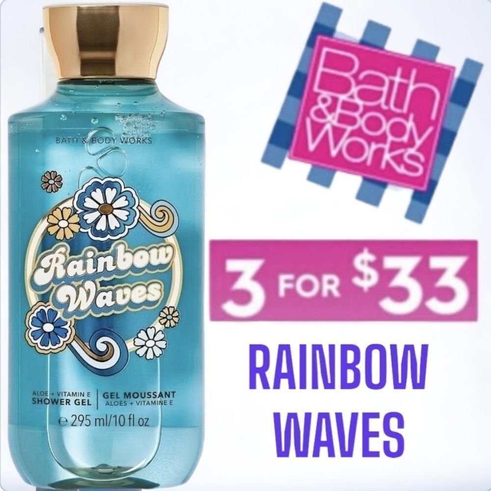 Bath & Body Works Body Wash- Rainbow Waves